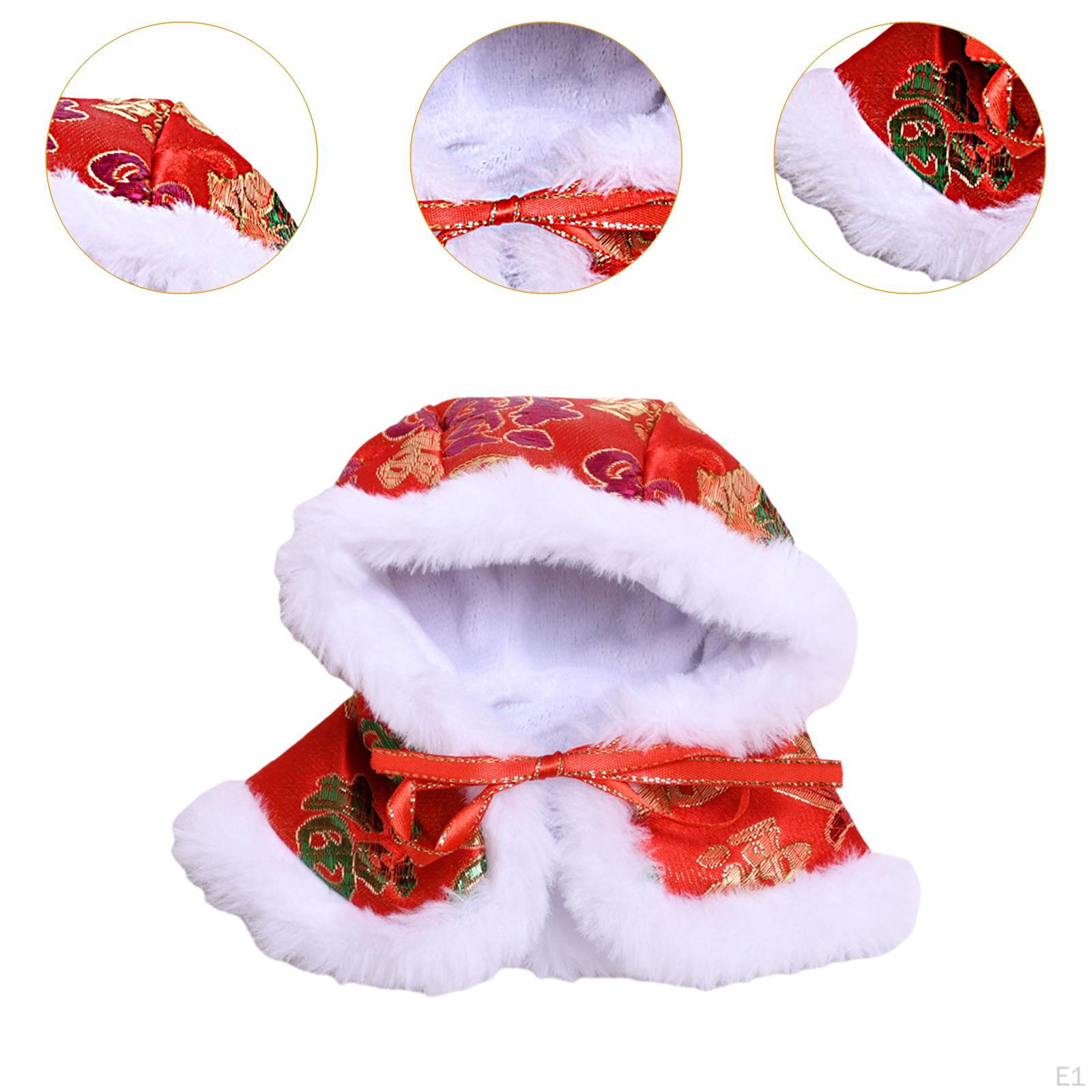 Одежда для куклы Плащ Плюшевые аксессуары Съемный Мягкий для маленьких девочек — фото 2