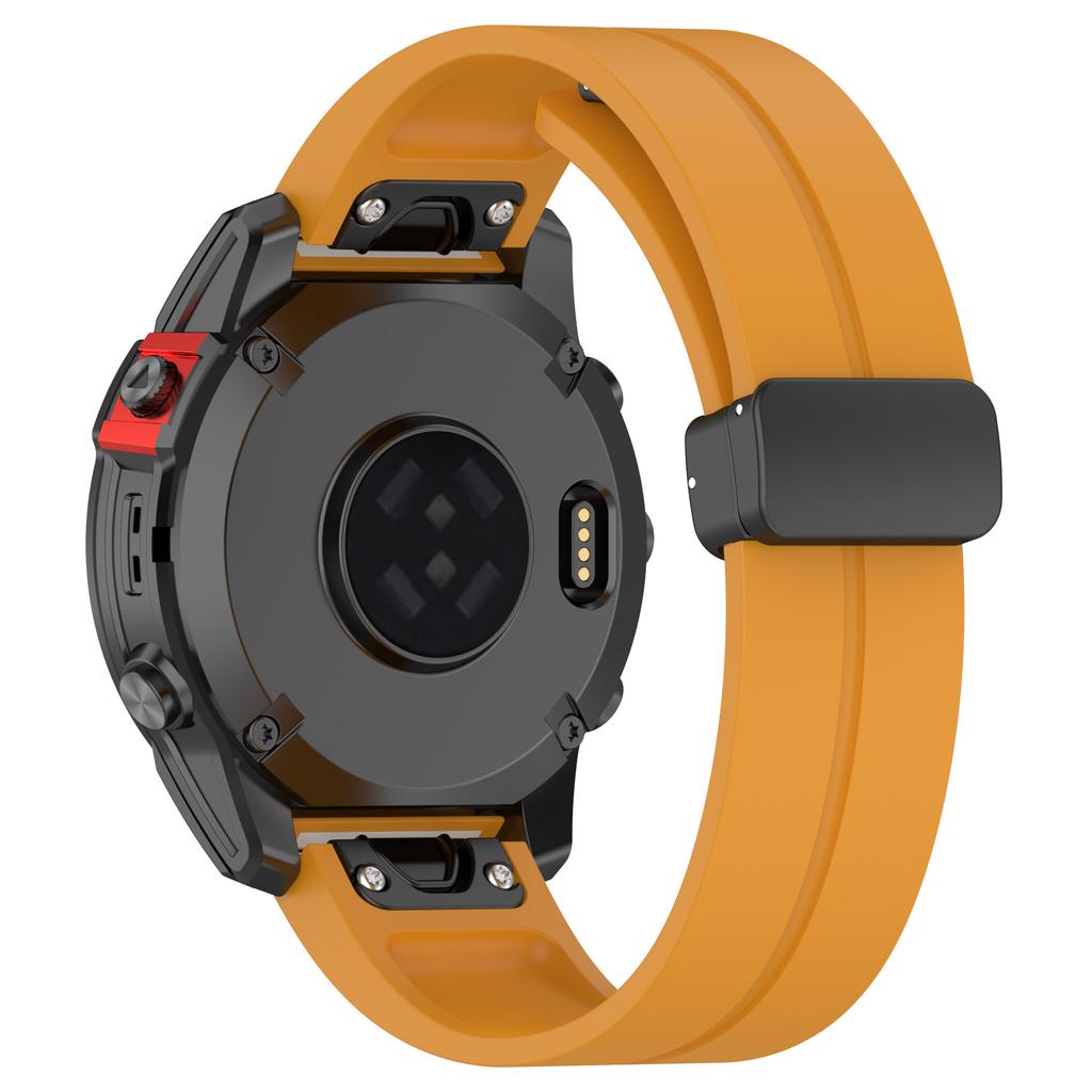 Silicone Watch Band for Garmin Fenix 8 43mm/Forerunner 570 42mm/Fenix 7S/6S/5S,Magnetic Buckle 20mm Sport Strap with Tools