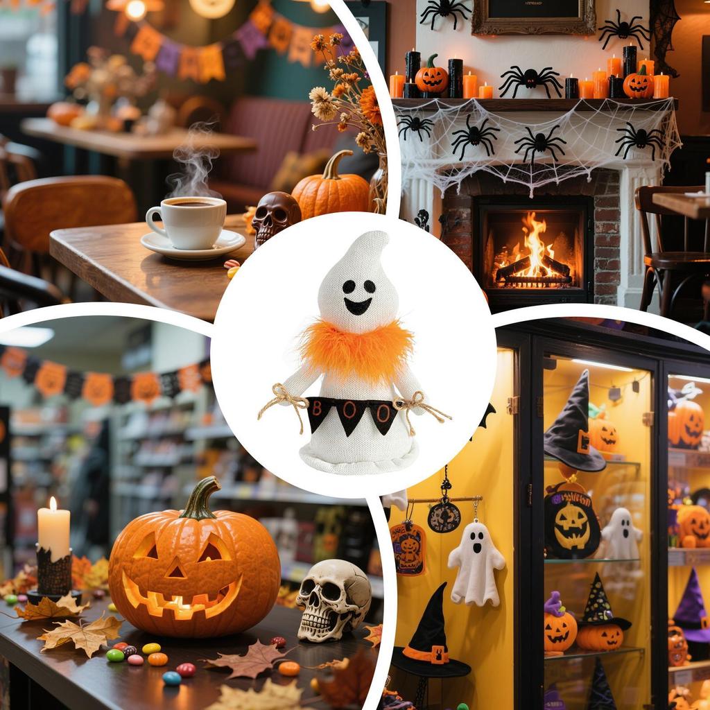 1 Stück Lustige Cartoon Neue Halloween-Serie Plüschtiere Böse Geister Niedliche Plüschtiere Heimdekoration Für Jungen Und Mädchen Halloween-Geschenke