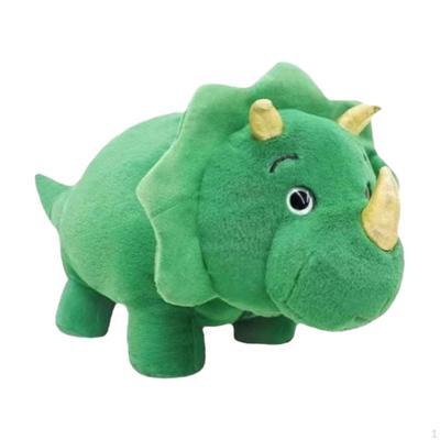 Dinosaur Plush Toy, Soft Triceratops Stuffed Cute Animal for Children