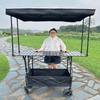 Extra-Wide Portable Stall Canopy with Adjustable Table