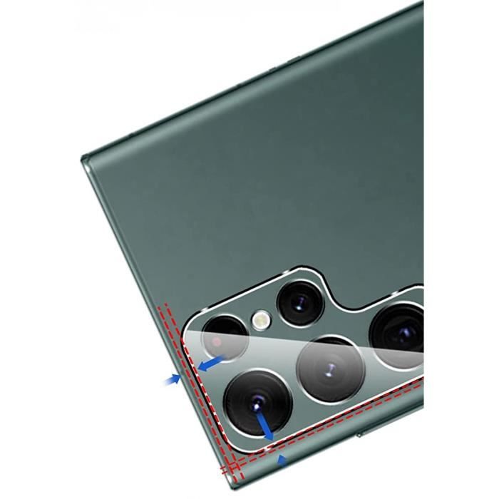Camera Protection - Phonillico - Samsung Galaxy S22 ULTRA 5G - Set of 2 - Tempered Glass - Rear Protection