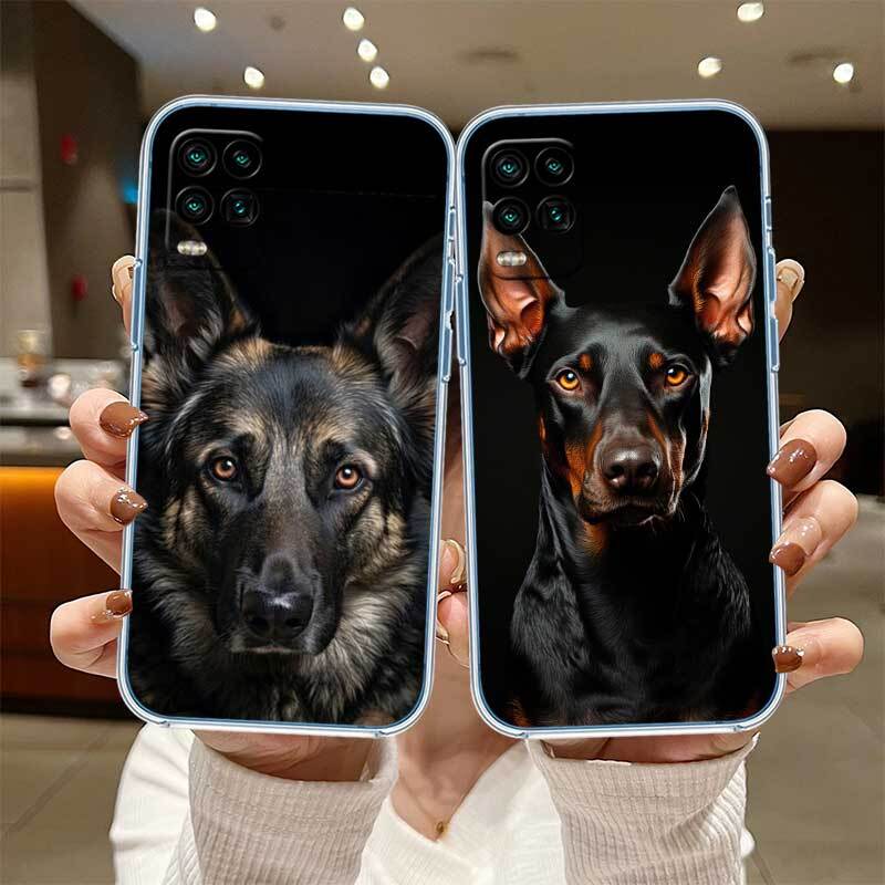 Rottweiler Doberman Guard Dog Phone Case for Motorola Edge 20 30 S30 40 50 Fusion Lite Plus Pro Ultra Neo One Action Zoom Hyper Power Macro Vision