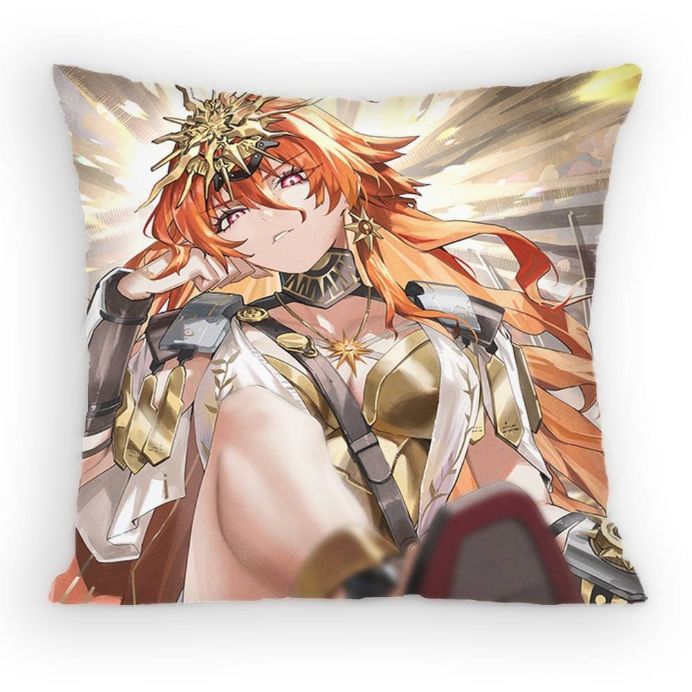 Open world Game Wuthering Waves Augusta Pillow Case Sofa Living Room for Bedroom car Headboard Cushion Square Cushion Nap Time