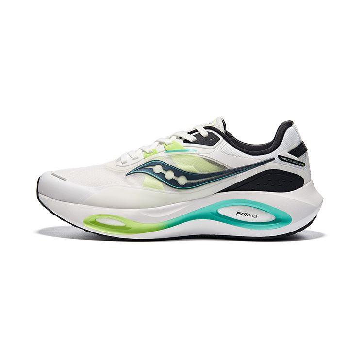 Saucony Phoenix Inferno 3 Low Top Running Shoes Men Running Shoes White Green S28188-2