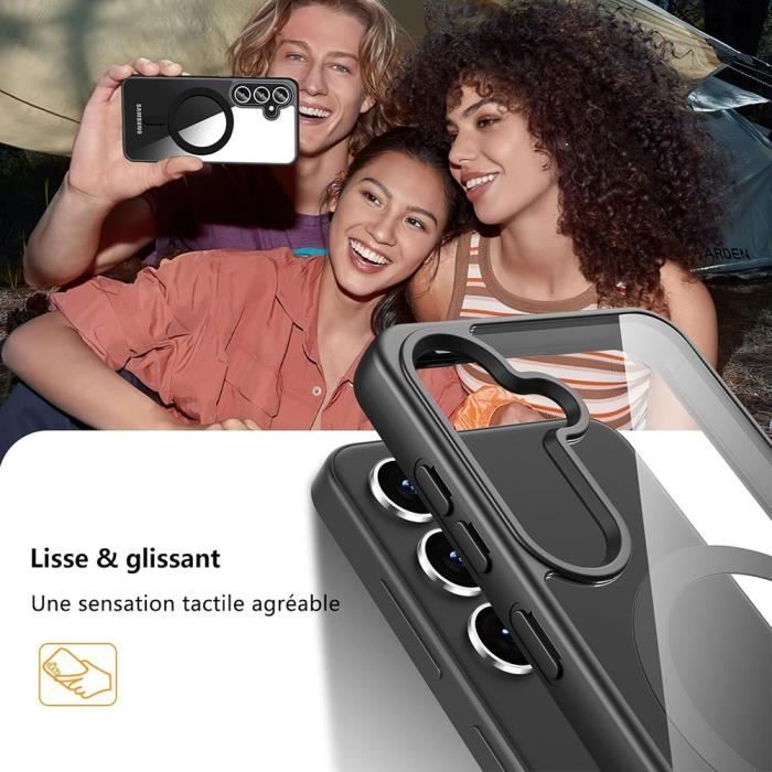 Coque de protection - Samsung - Galaxy A16 5G - 2 Verres Trempés - Antichoc - Noir