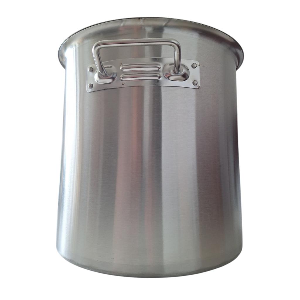 STAINLESS STEEL POT 30.5 cm GASTRO POT 22L WITH METAL LID