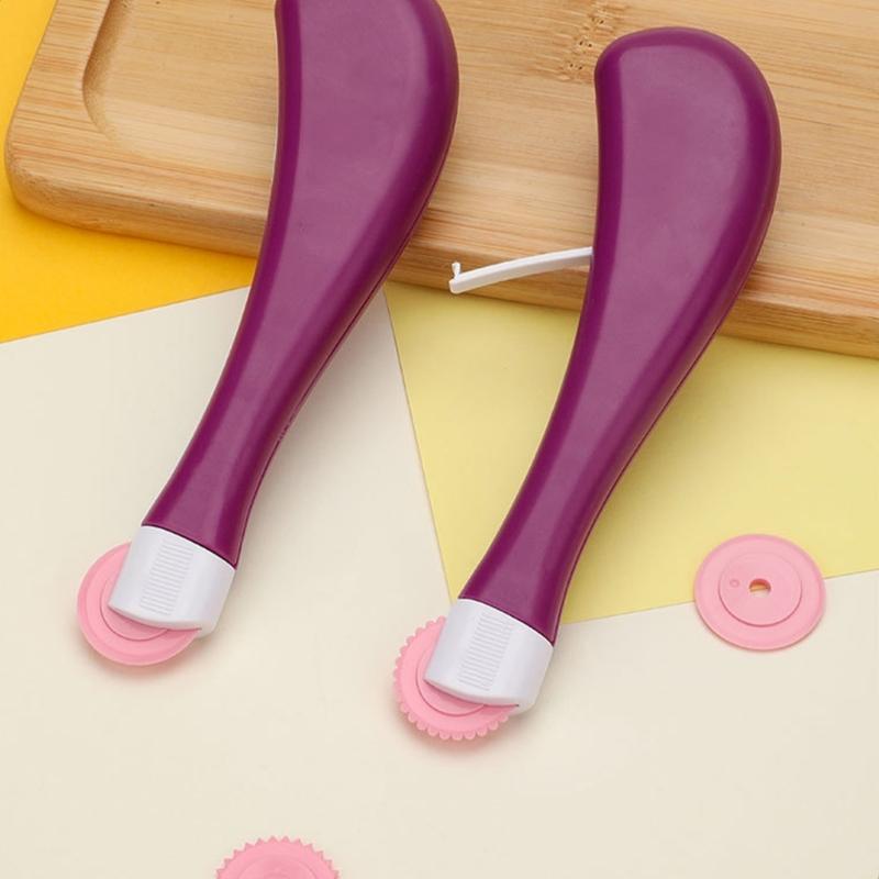 2Pieces Stitching Roller Wheel with Replaceable Tip Fabric Marking Tool For Quilting Sewing And Knitting Fabric Craft