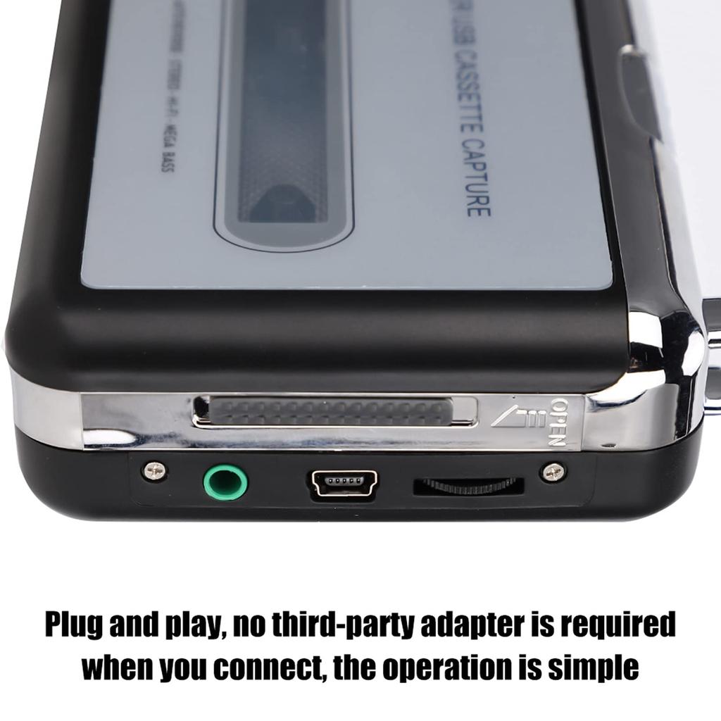 Cassette Tape Player, Walkman Cassette Player, Portable USB Tape To MP3 Capture Converter, Stereo Audio Music Player, Cassette Player