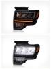 Compatible with 2008-2014 Ford F-150 Raptor: LED Headlight Assembly with DRL & Sequential Turn Signal