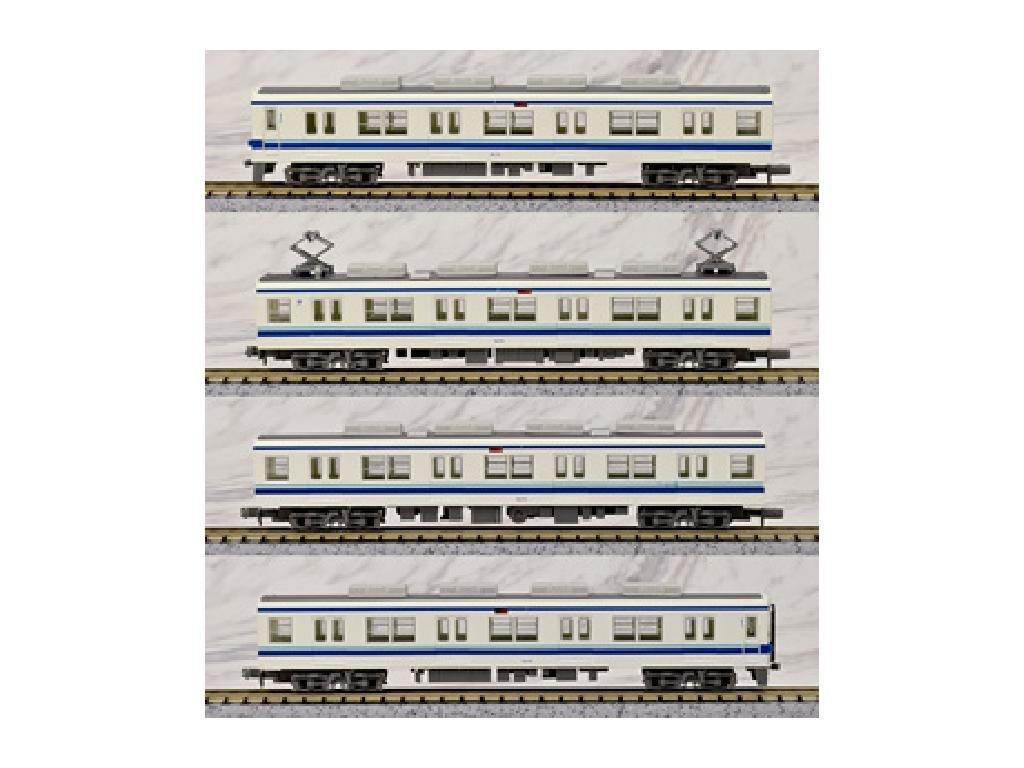 Tomytec Коллекция Диорам Железнодорожная Коллекция Железная дорога Тобу Серия 8000 Обновленный Вагон 8175 Базовый Набор 4 Вагона