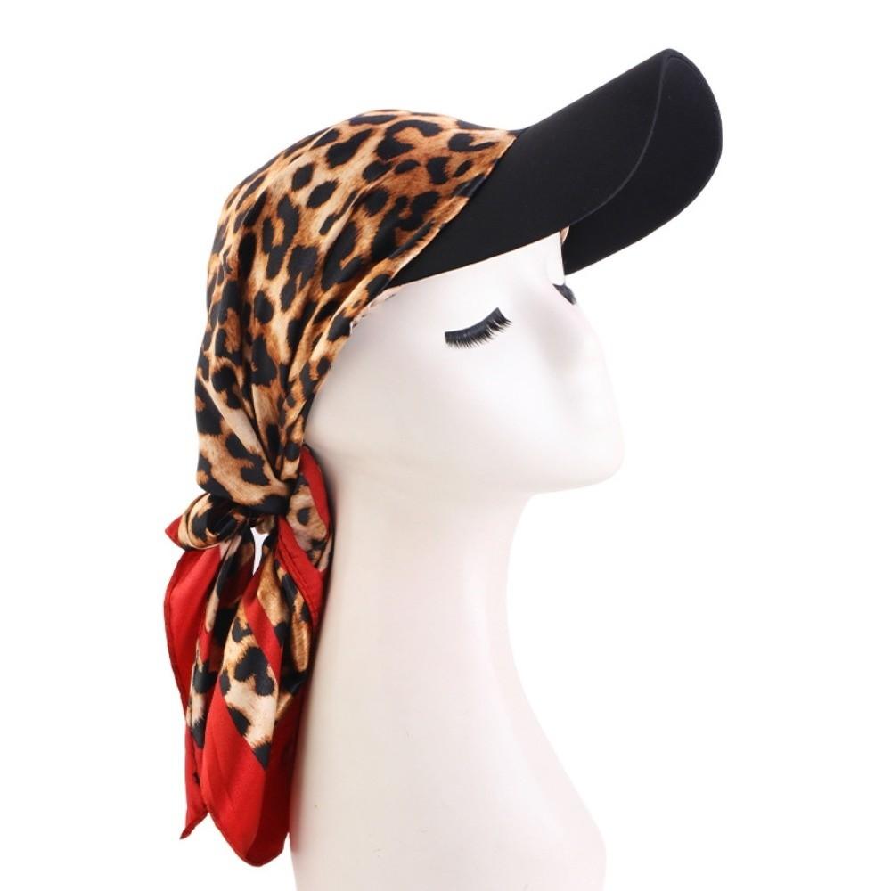 

New Satin Paisley Print Hat with Brim Strapped Design Printed Turban Cap Soft Breathable Headscarf Hat Women Fashion Sun Hats чёрный