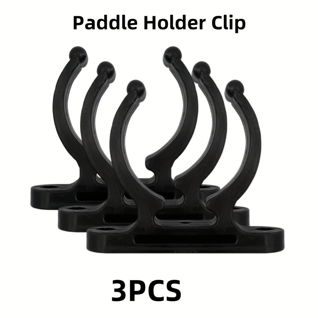 3 шт. Черные зажимы-держатели для весел каяка - Надежные и прочные держатели для весел для морских, лодочных, яхтенных и надувных каяков 3pcs