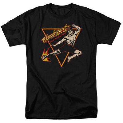 26 Bloodsport Actiongeladenes T-Shirt Herren Lizenziert Klassischer Film Orson Welles Schwarz Unisex T-Shirt