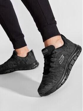Skechers Track-Front Runner Black Sneakers