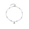 Tirr Lirr Rosie Tully Silver White Anklet TASSVW00057M