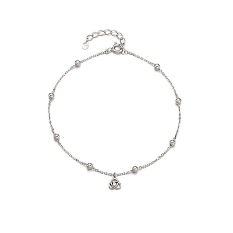 Tirr Lirr Rosie Tully Silver White Anklet TASSVW00057M
