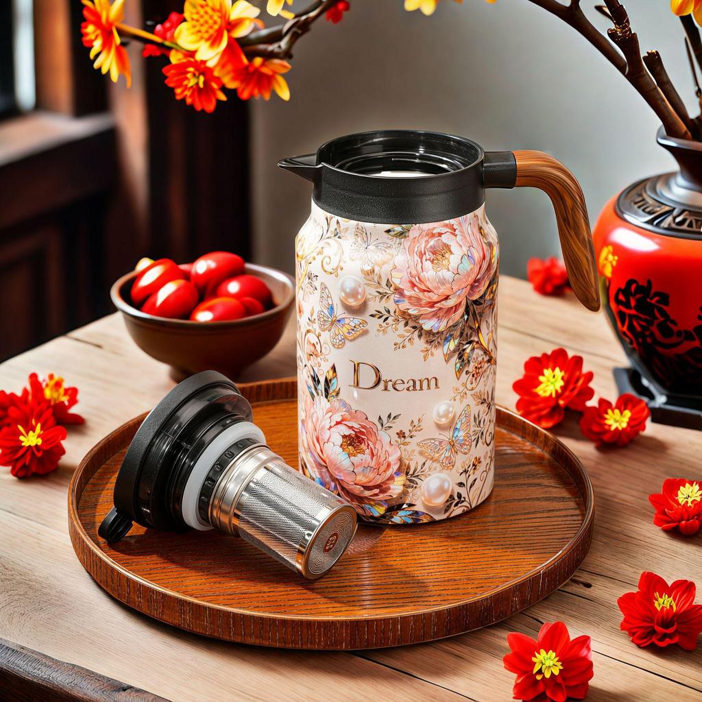 1500ml Stainless Steel Tea Brewing Thermos