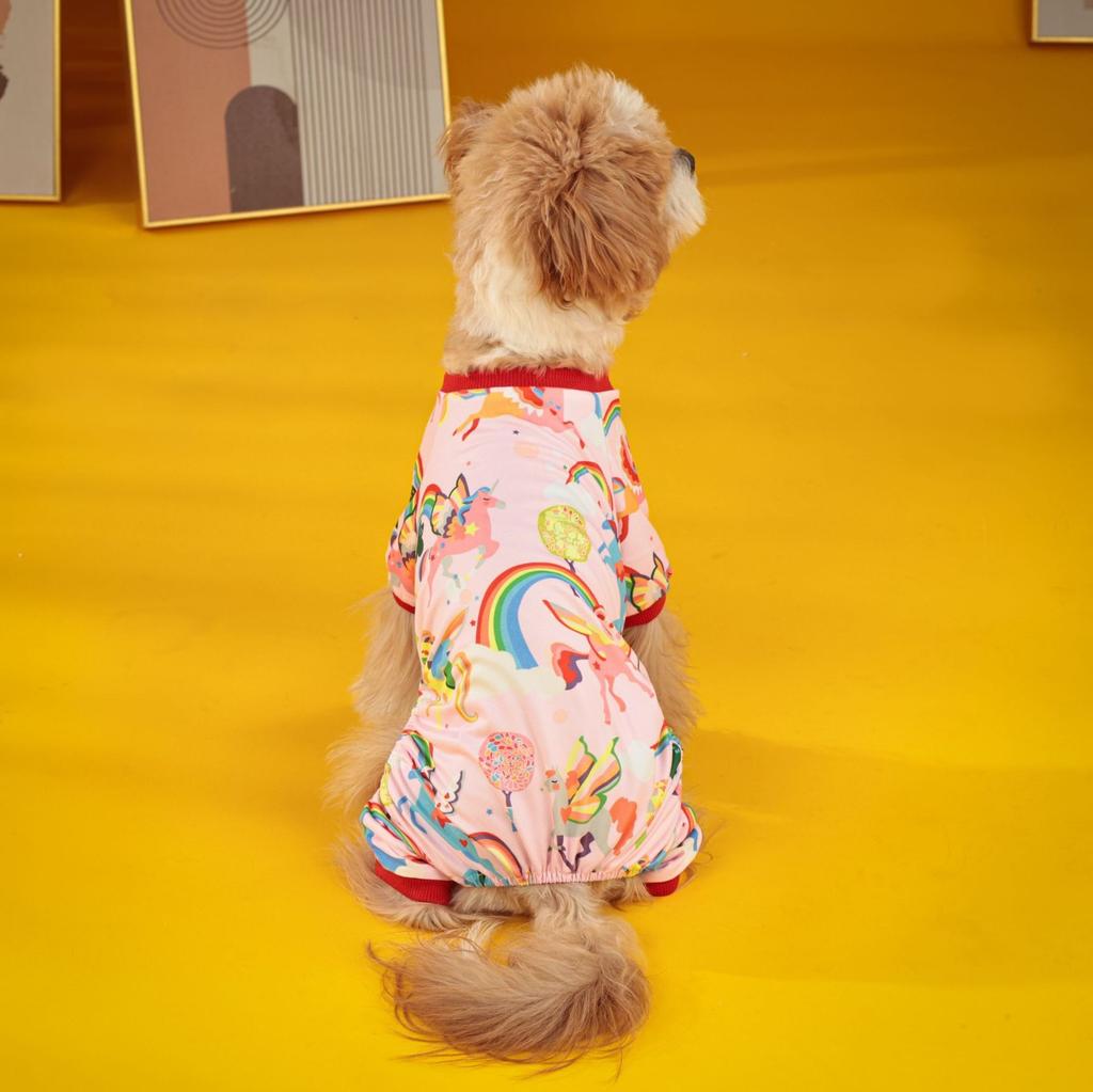 Dog pajamas, new pajamas, comfortable new dog clothes, four-legged clothes, cute camouflage, warm and trendy
