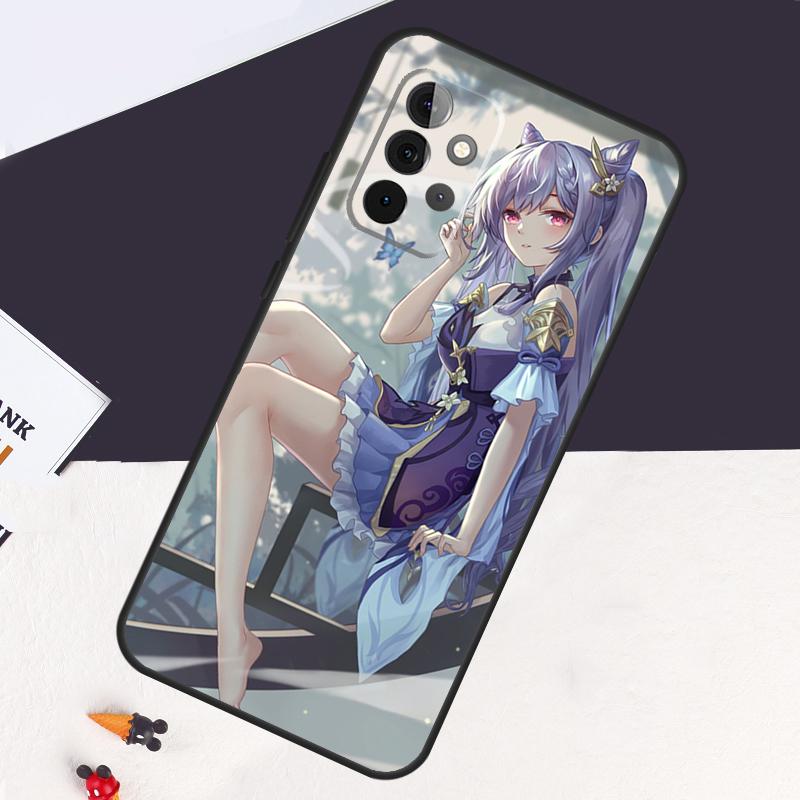 Genshin Impact Keqing Case For Samsung Galaxy A53 A15 A22 A52 A32 A54 A14 A16 A26 A36 A56 A55 A35 A05 A06 A33 A13