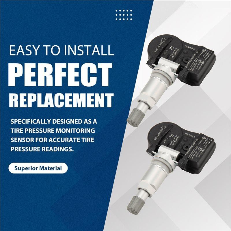 Car Tire Pressure Monitoring Sensor Replacement- 4 Pieces Set For FAW Besturn 5BA03-7973A 5BA037973A Models