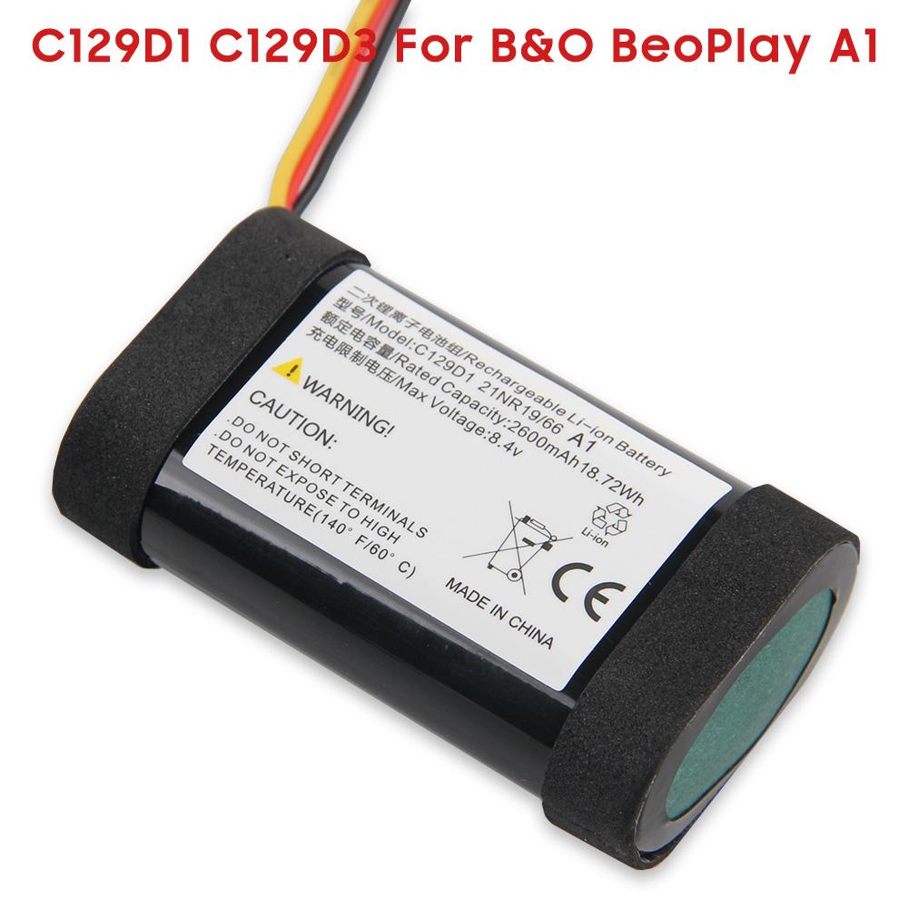 

C129D1 C129D3 C406C2 Replacement Battery For B&O BeoPlay P6 A1 B&O BeoPlay A1 Gen2 2nd Gen Bluetooth Speaker Battery