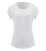 Women's Breathable Summer Sports T-Shirt - Moisture-Wicking, Round Neck, Short Sleeve, Dance & Fitness Style
