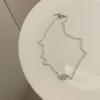 Sweet super fairy small fresh butterfly pearl necklace female~ Mori girl heart crystal pearl collarbone chain jewelry