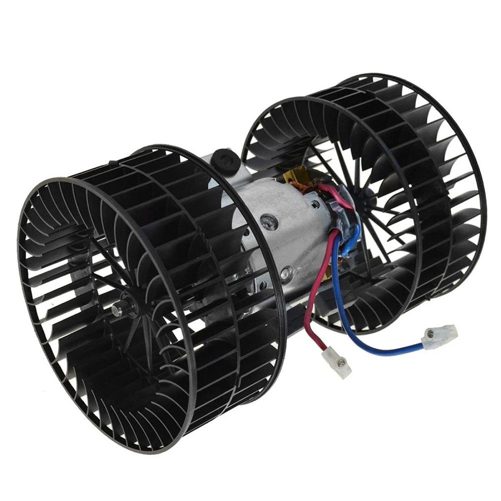 Heater Blower Motor & Dual Fan Cages Front OEM Part Number 64118391809 For BMW 740i 740iL 750iL