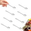 8 PCS Mini Spoons for Desserts, Honey, And Tasting, Small Stainless Steel Tiny Spoons for Spices, Salt, Sugar, Pepper, 2.95" Cute Condiment Scoops