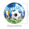 Custom Football-Themed Party Supplies, Birthday Decoration, World Cup Tableware, Party Atmosphere, Banner Props