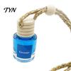 Hanging Essential Oil Bottle for Closet Car Aromatherapy, Glass with Volatile Wooden Stopper Diffuser, Portable Interior Accessories Air Freshener