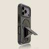 Shockproof armor Invisible Stand Bracket Magsafe Case For iPhone 17 16 15 14 13 12 Pro Max Sturdy Magnetic Wireless Charge Cover