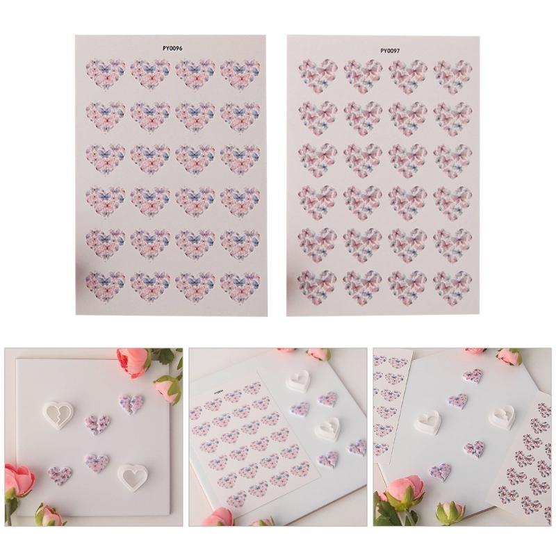Water Soluble Clay Transfer Paper for Clay Earrings