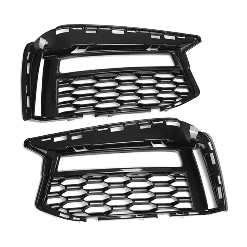 

Pair of 2 Strong Fog Lamp Grilles Enhanced Visibility Weatherproof Designs Fog Light Covers Suitable for Automotives 1