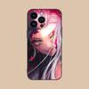 Demon Slayer Daki Gyutaro Phone Case for iPhone 16 15 14 13 12 11 X XR XS 8 7 Pro Max Plus Mini Black Cover Cellphones Pretty