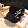 New Fashion Baseball Cap, Letter Embroidered Baseball Cap, New Big Head Circumference, Small and Versatile Casual Cap