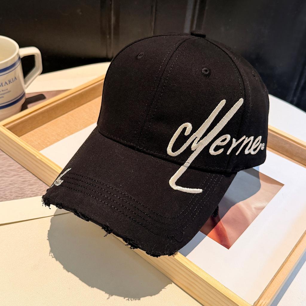 New Fashion Baseball Cap, Letter Embroidered Baseball Cap, New Big Head Circumference, Small and Versatile Casual Cap