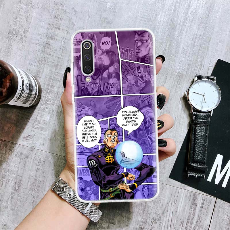JoJo Bizarre Adventur Anime Telefon Fall Für Xiaomi Redmi Hinweis 10 9 8 11 Pro 11T 11S 10S 9S 9A 9C 9T 8T 8A 7 7A 5 Kunst Muster