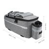 Doorslay Insulated Trunk Cooler Bag Cycle Bicycle Rear Rack Storage Luggage Bag Reflective MTB Bike Pannier Bag