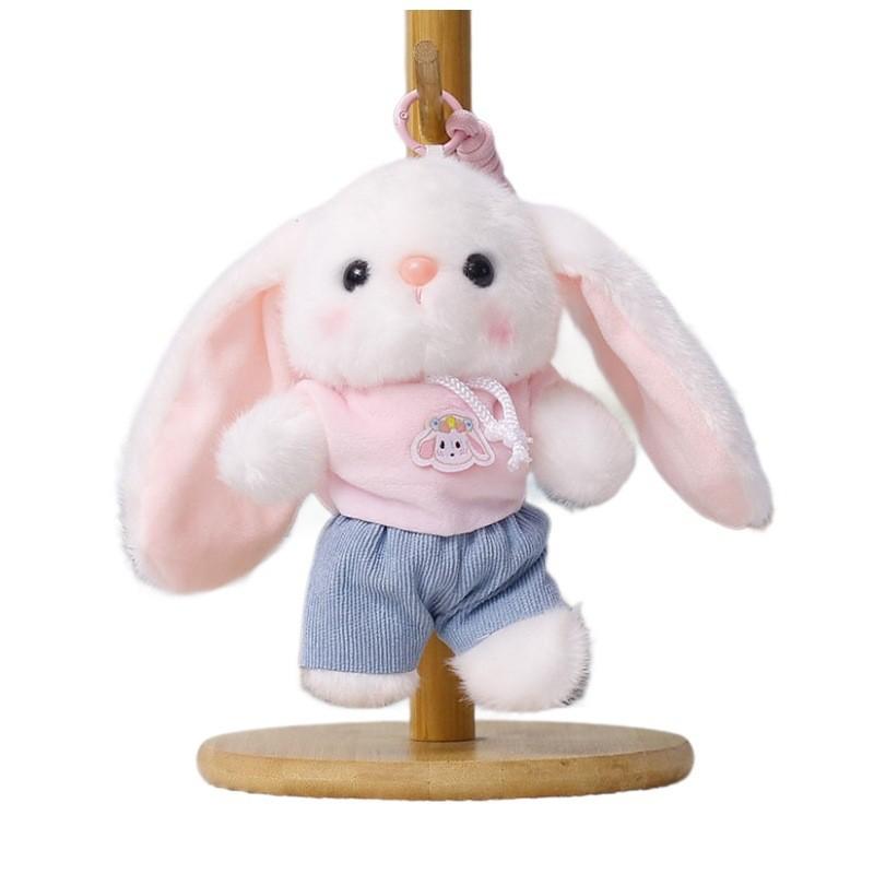 Plush Bunny Hanging Decor With Flower Dress For Kids Gift