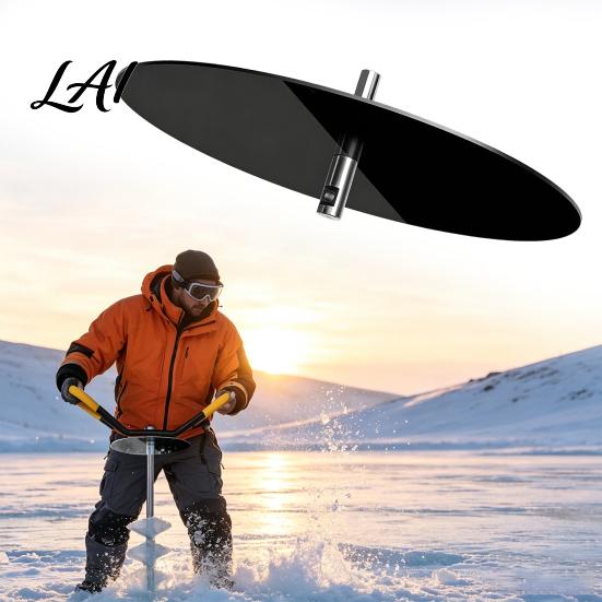 Metal Drill Adapter Ice Auger Adapter Fishing Stopper Disc Anti-Drop Attachment Plate Stainless Steel Accessories Safety Plate