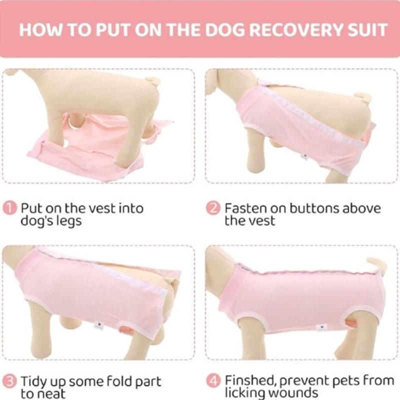 Cats Surgeries Recovery Suit Cats Vests Pet Shirt Protective Wear Recovery Clothes for Small Media Pet