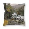River Costal Alaska Pillowcase Polyester Linen Velvet Creative Zip Decorative Throw Pillow Case Bed Cushion Case Wholesale