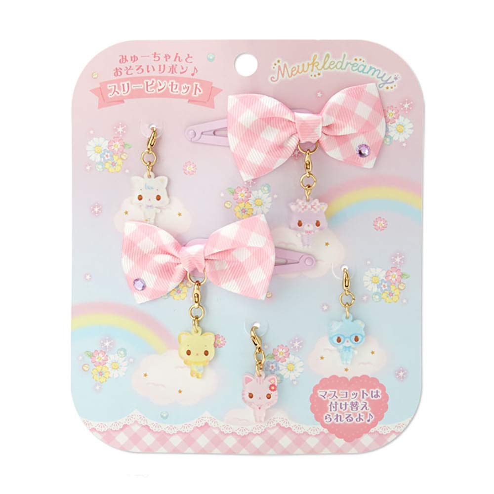 

Sanrio Mewkledreamy Hairpin Set with Mascot 506028