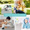 Foldable Diaper Tote Bag: Multifunctional Non-woven Handbag for Baby Supplies and Mommy Travel.