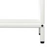 Firewood Rack White 60x25x60 cm Cold Rolled Steel