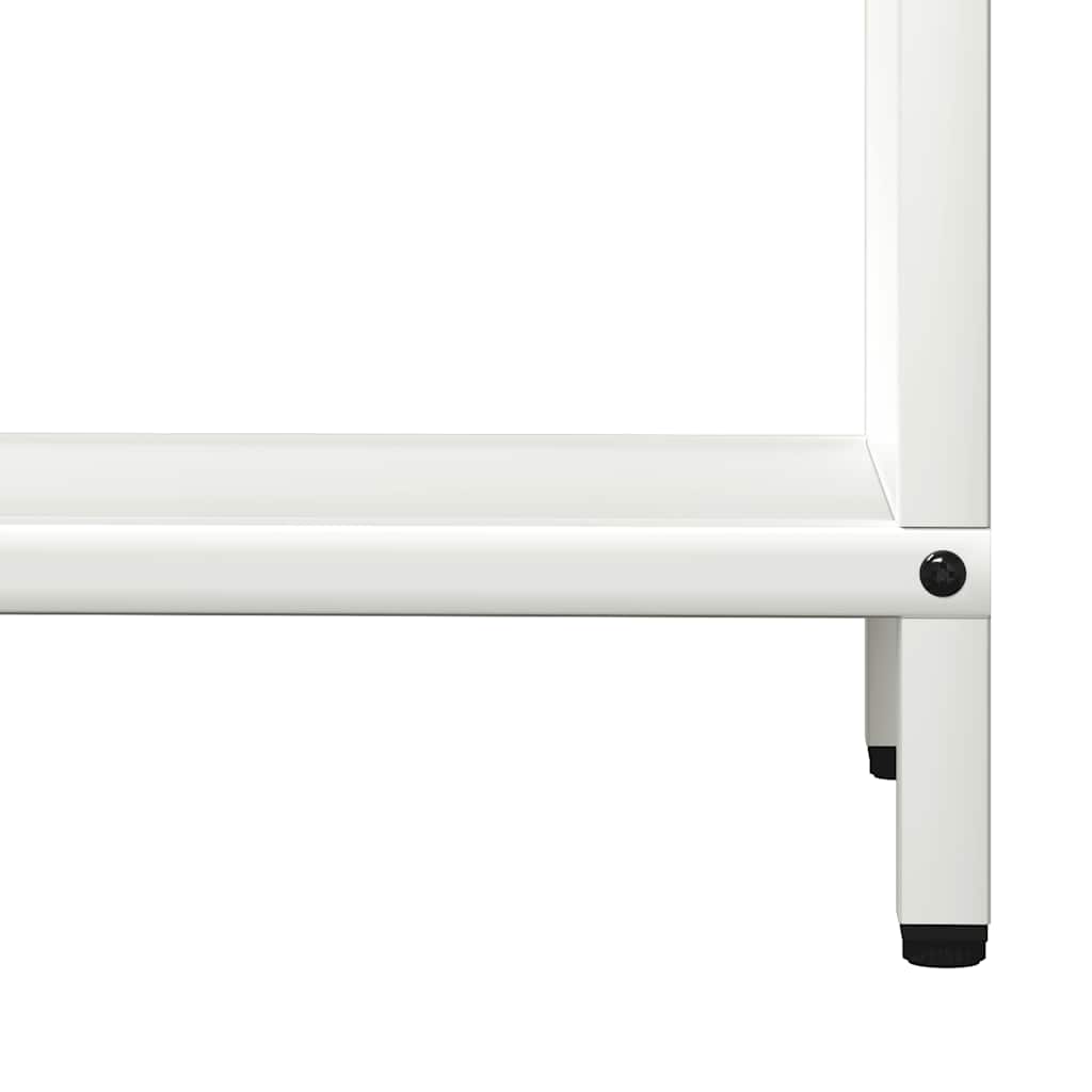 Firewood Rack White 60x25x60 cm Cold Rolled Steel