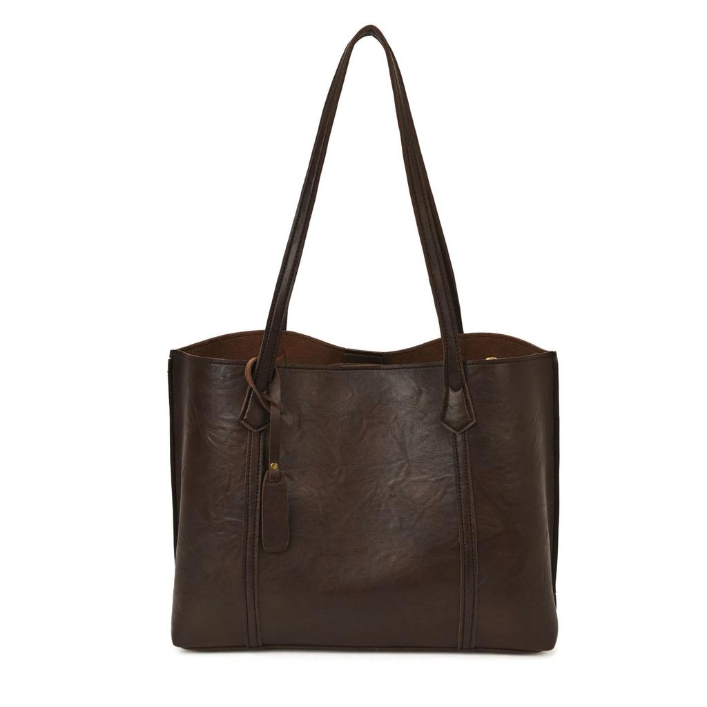 Retro commuter tote bag women's 2025 new fashion casual portable shoulder bag niche large-capacity underarm bag