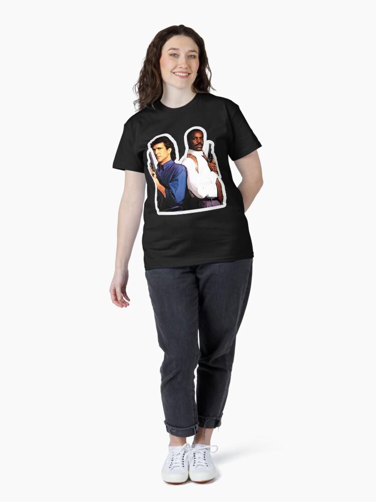 Lethal Weapon Action Movie American Police Motivational Lethal Weapon Martin Riggs And Roger Murtaugh Love You Classic T-Shirt